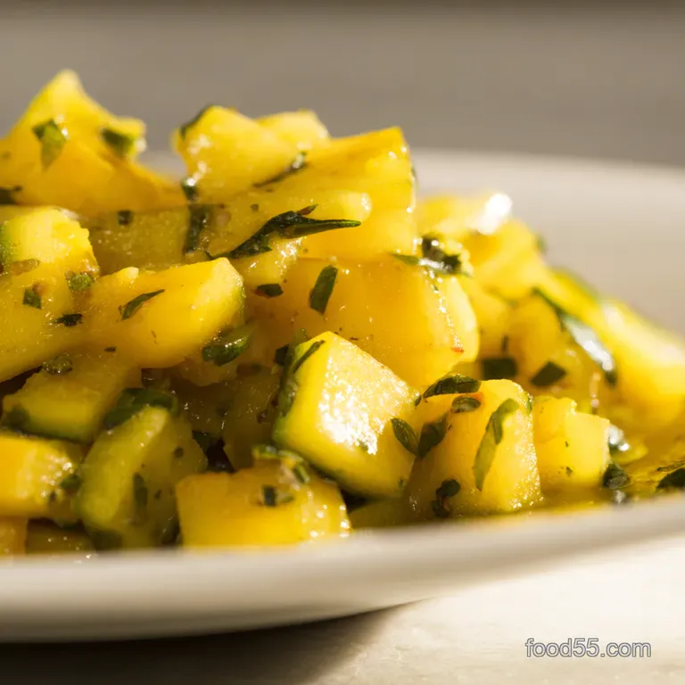 Sunshine Sauté Simple Sautéed Yellow Squash with Herbs