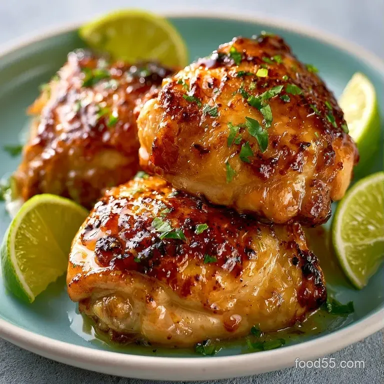 Neatly arranged tender chicken breasts over a bed of fluffy white rice, garnished with bright green parsley sprigs.