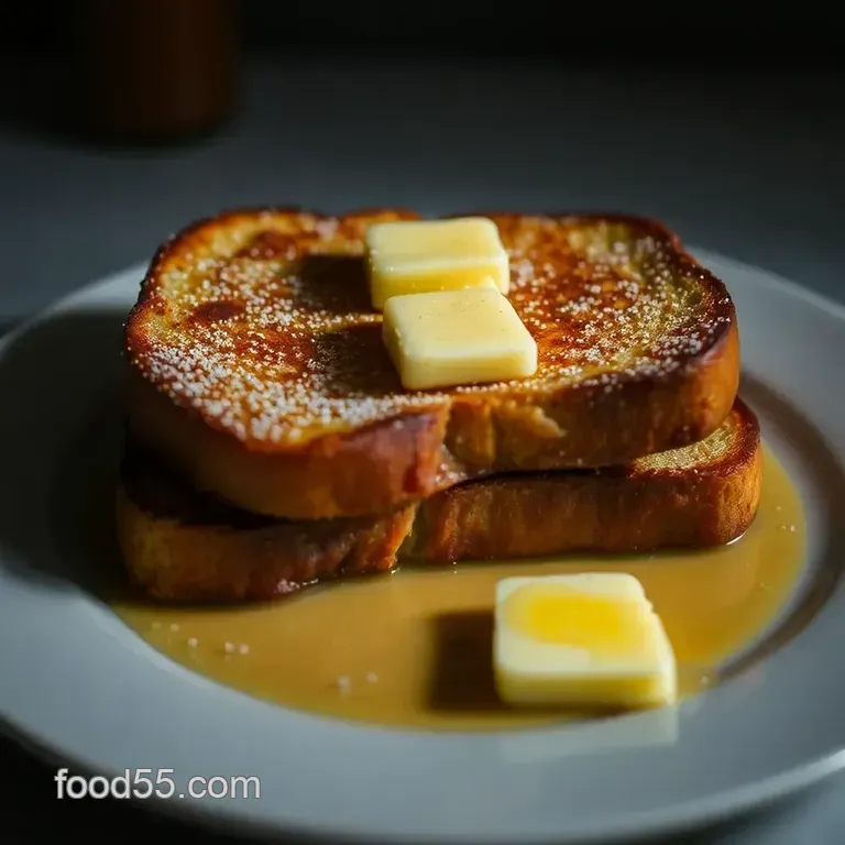 Super Simple Sunday French Toast presentation