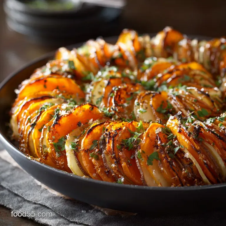 Sweet Potato Tian: Garlic Thyme Layered Side Dish Showstopper presentation