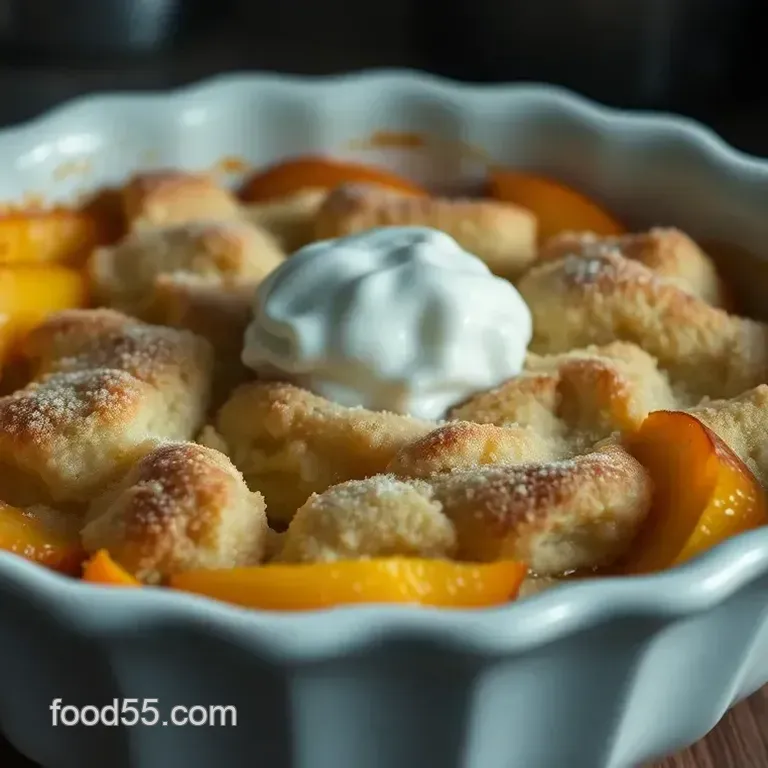 Sweet Summertime Peach Cobbler Recipe with Fresh Peaches: A Family Favorite
