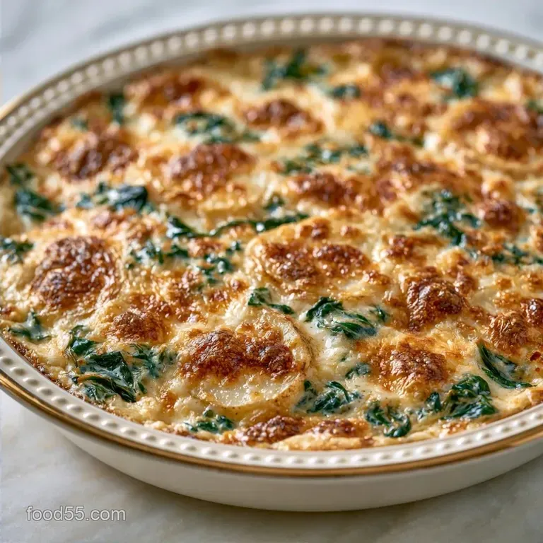Swiss Chard Potato Gratin with Yukon Gold Potatoes
