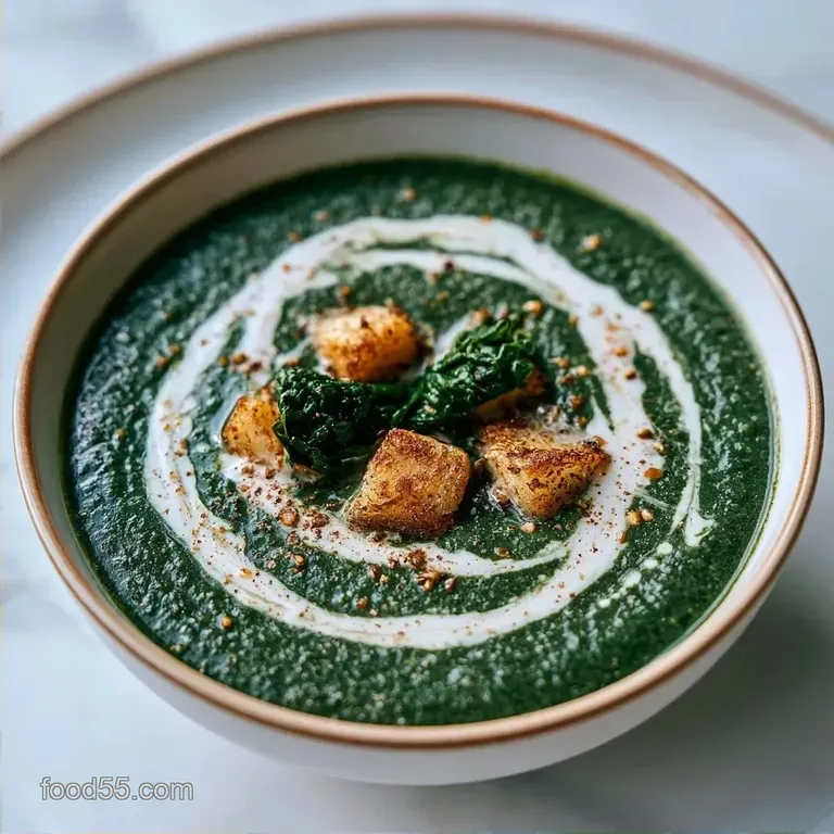 Velvety Swiss Chard Potato Soup