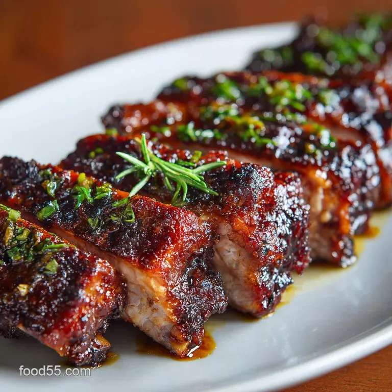 Baby Back Ribs: Irresistibly Tender (The Low Slow Showstopper Recipe) presentation