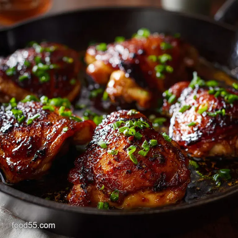 Teriyaki Chicken Thighs: Sticky Glazed and Restaurant-Quality presentation