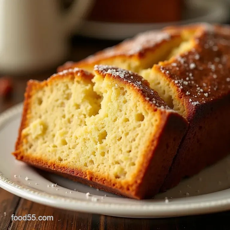 The Bakers Best Ultramoist 5Ingredient Almond Loaf Cake presentation
