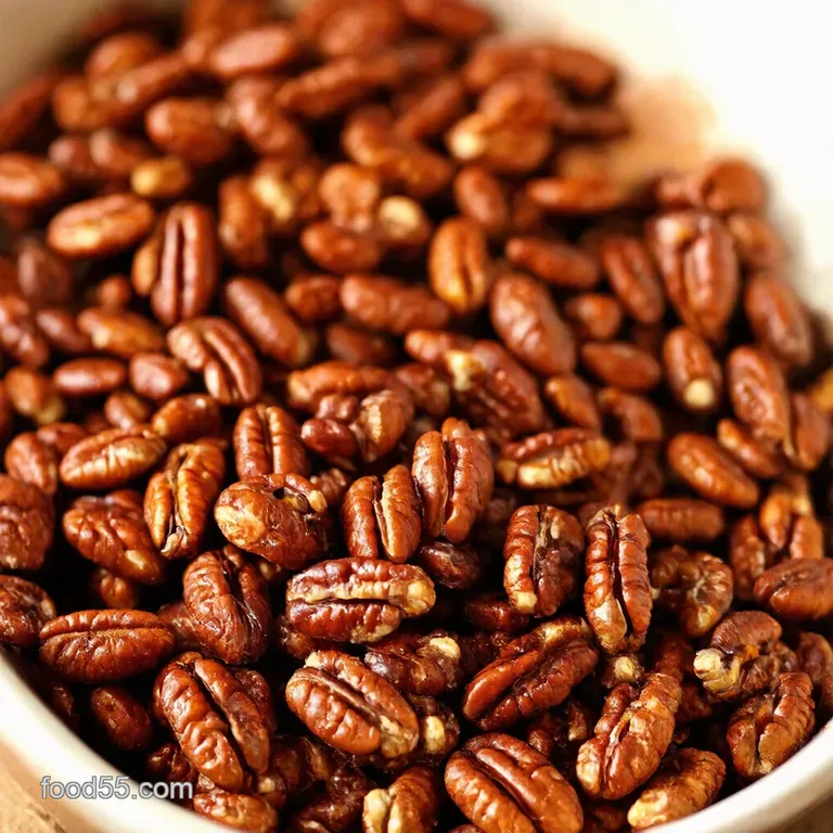 The Best Sweet Crunchy Candied Pecans presentation