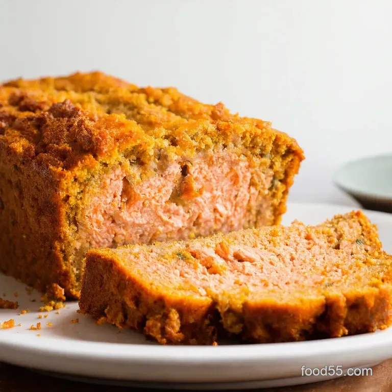 The Fancy Pants Salmon Loaf Updated Classic presentation
