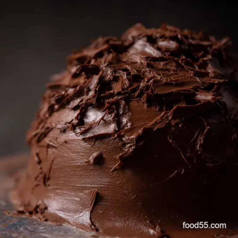 The Real Mccoy Authentic German Chocolate Cake Frosting presentation