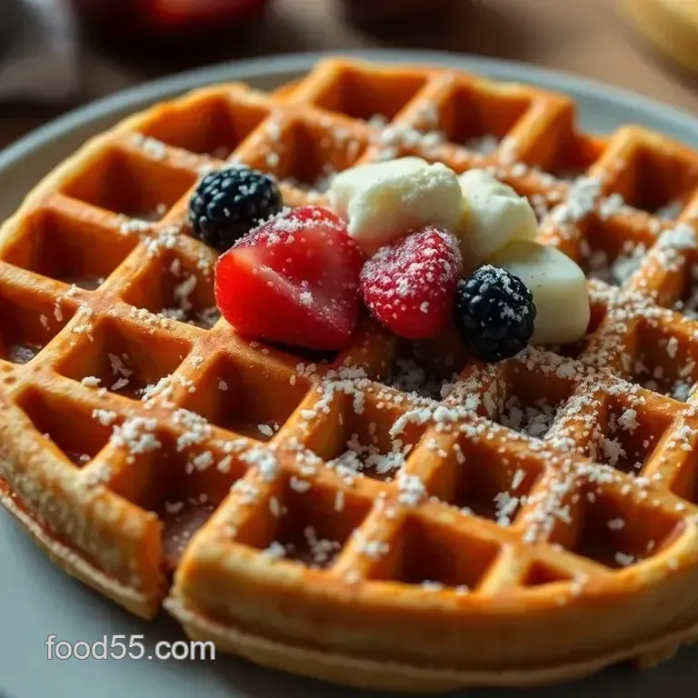 The Regal Belgian: Crispy Golden Waffles