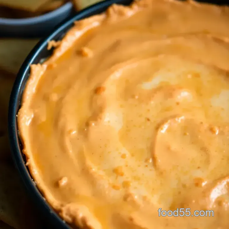 The Ultimate Buffalo Chicken Dip presentation