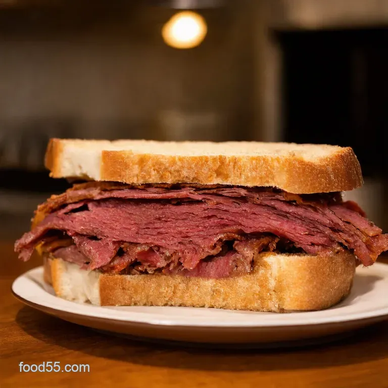 The Ultimate Classic Reuben a Sandwich Symphony presentation