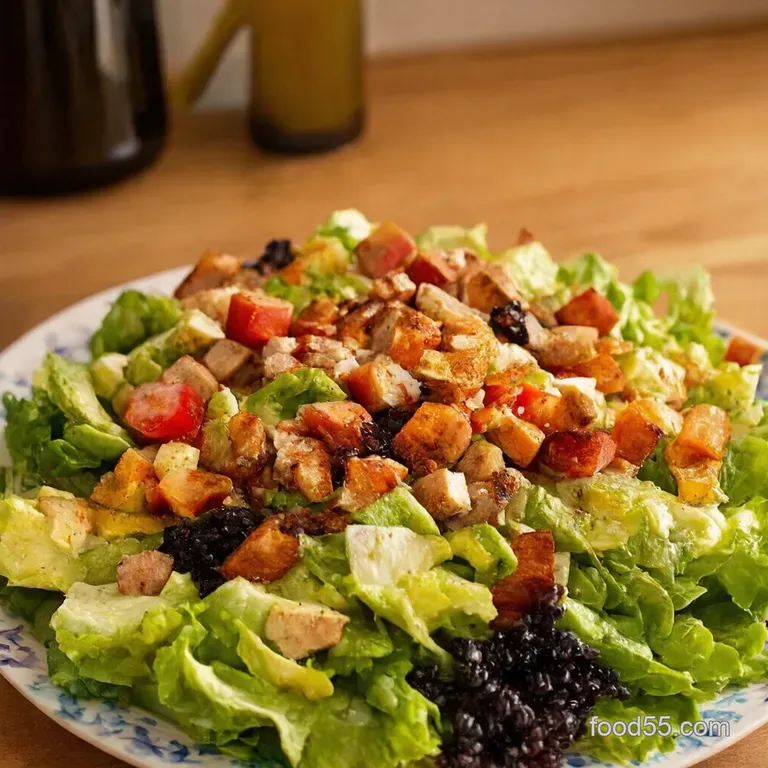 The Ultimate Cobb Salad California Dreaming on a Plate presentation