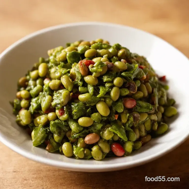 The Ultimate Three Bean Salad a Classic with a Kick presentation