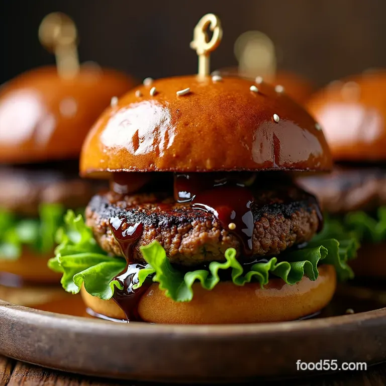 The Ultimate Umami Bomb Grilled Portobello Mushroom Burgers presentation