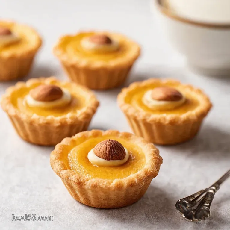Toasted Almond Frangipane Tartlets with Apricot Glaze