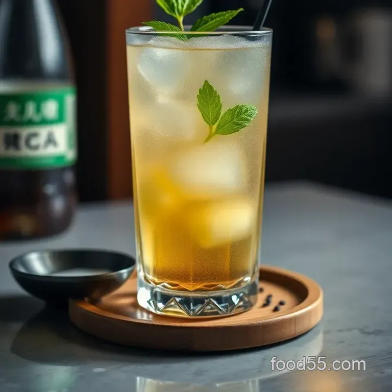 Tokyo Tea Cocktail Recipe presentation