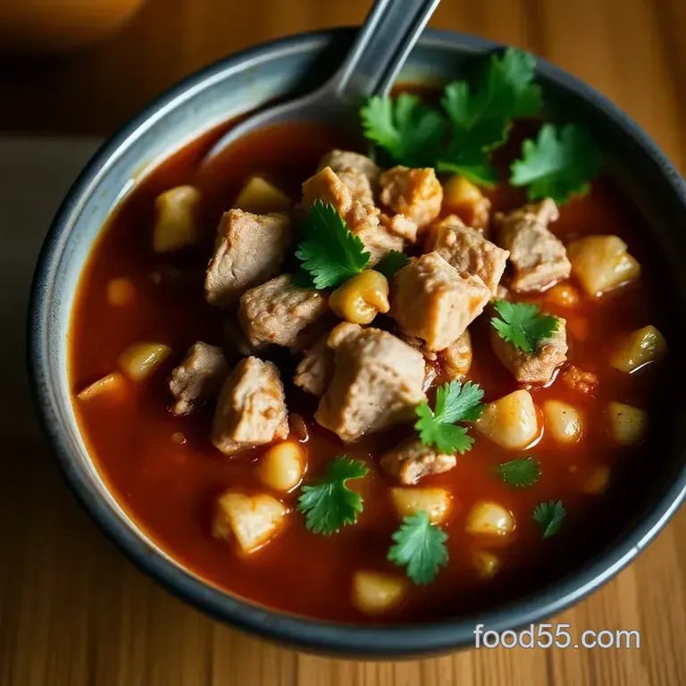 Traditional Pozole: A Hearty Mexican Classic presentation