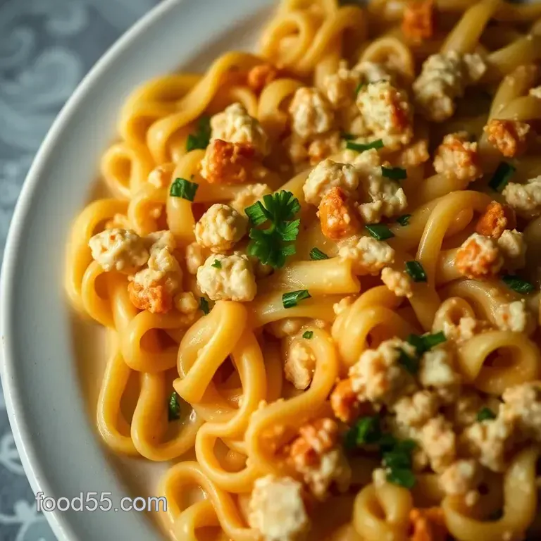 Tuna Noodle Casserole: Elevated Comfort Food presentation