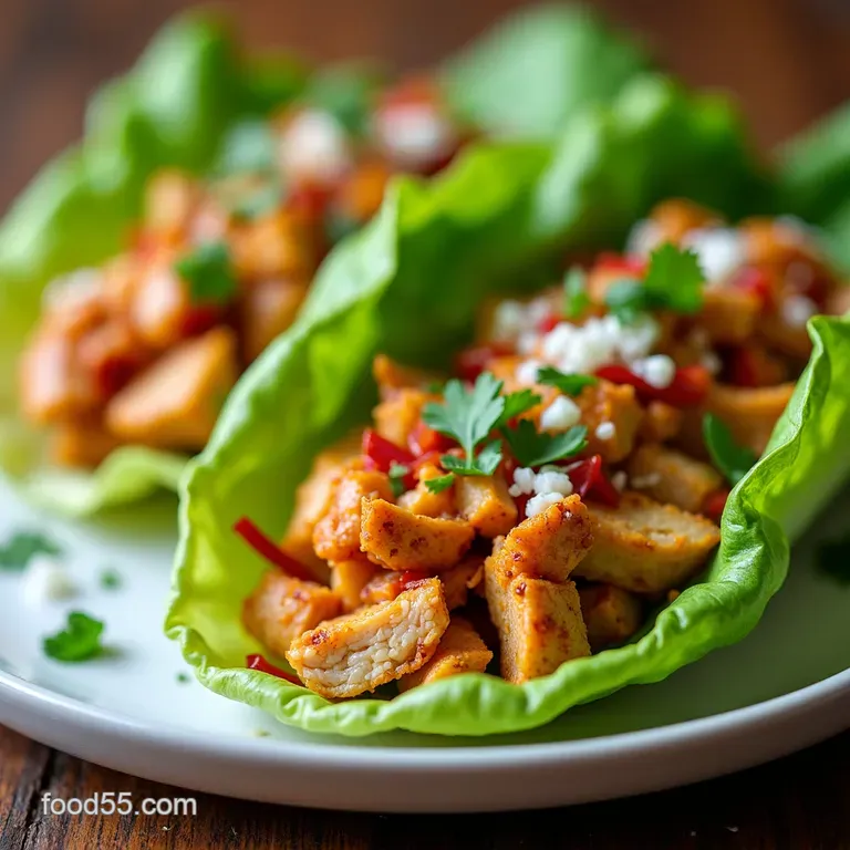 Turkey Santa Fe Lettuce Wraps Southwestern Butter Lettuce Cups