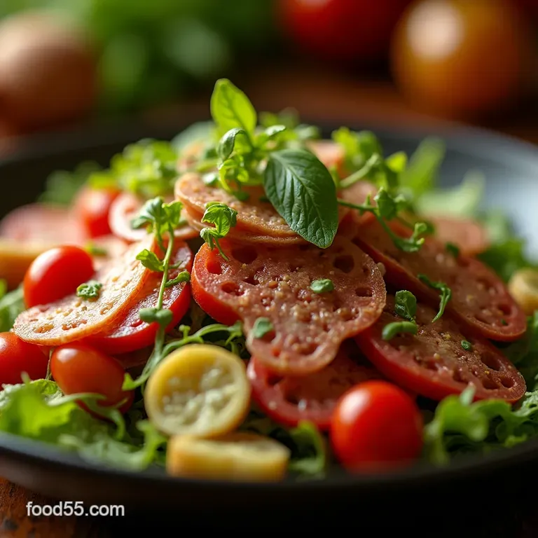 The Ultimate Italian Garden Antipasto Salad Zesty Vinaigrette Glorious Grazing presentation
