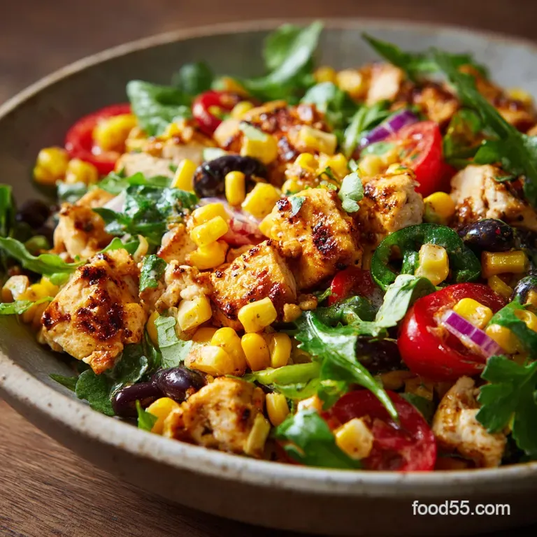 Corn Chicken Salad: the Creamy Zingy Summer Coronation Recipe presentation