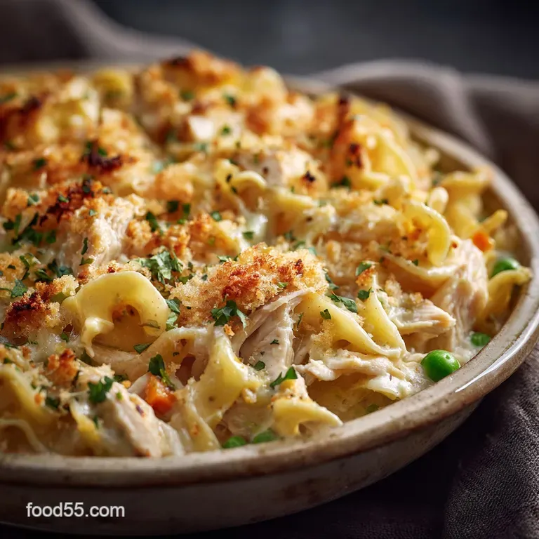 Chicken Noodle Casserole: the Ultimate Creamy Bake Without Canned Soup presentation