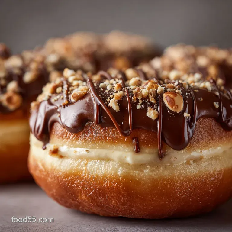 Kinder Bueno Donuts: Ultimate Recipe for Creamy Hazelnut-Filled Treats presentation