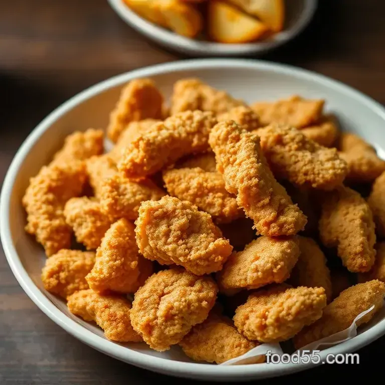 Ultimate Crispy Chicken Strips with Honey Mustard Dip