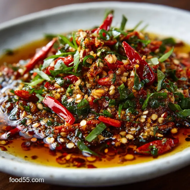 Garlic Chili Sauce: the Ultimate Crispy Crunch presentation