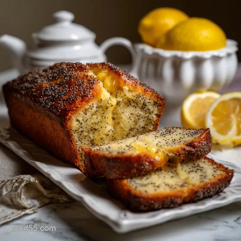 The Best Lemon Poppy Seed Loaf: 15-Minute Prep presentation