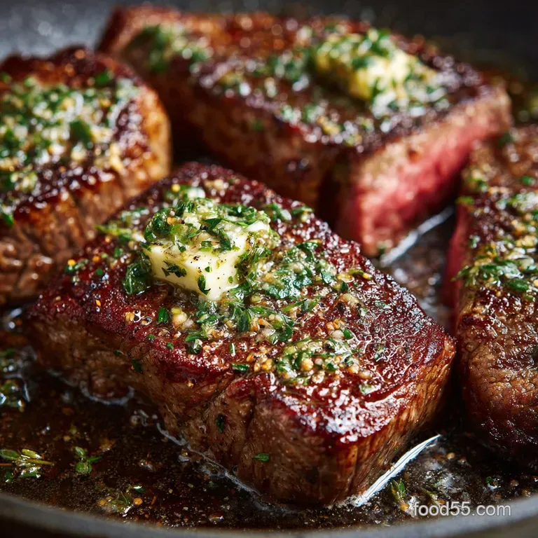 The Ultimate Steakhouse Ribeye PanSeared and GarlicButter Basted