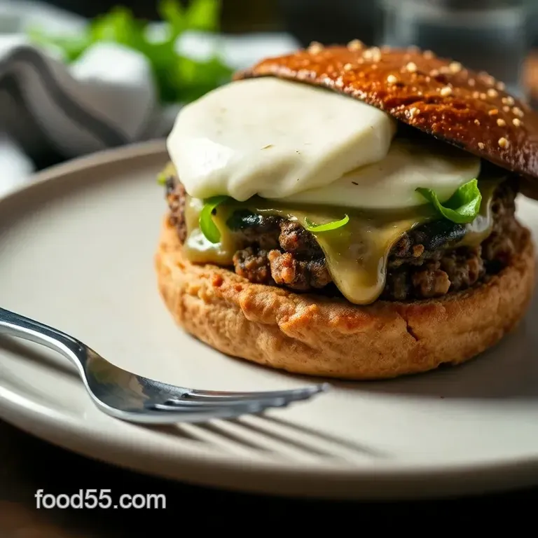 Ultimate Shake Shack Shroom Burger Recipe presentation