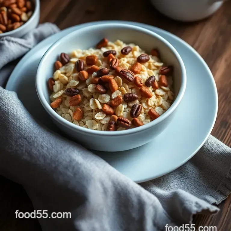 Uncle Sam' s Nutty Breakfast Cereal Bowl presentation