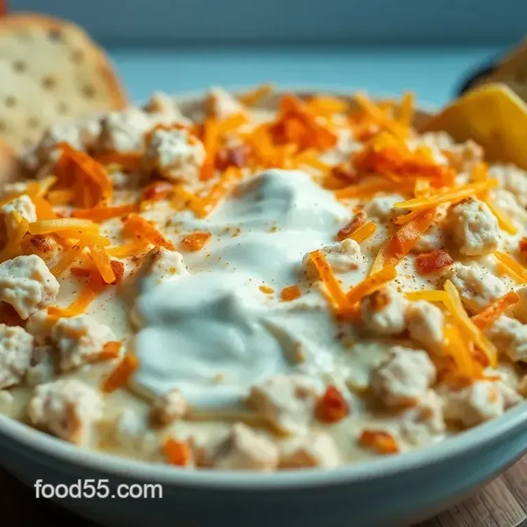 Up-Beat Chicken Dip Delight: The Ultimate Party Appetizer