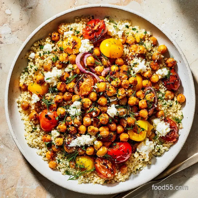 Vegan Meal Prep Idea with Roasted Chickpeas