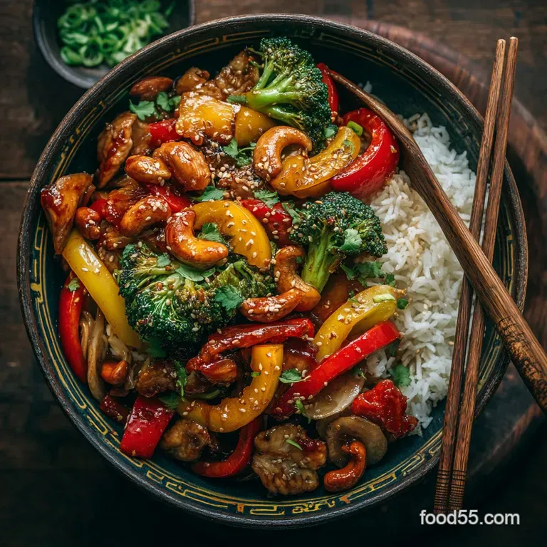 The Ultimate 30Minute Cashew Chicken StirFry Velvety Glossy