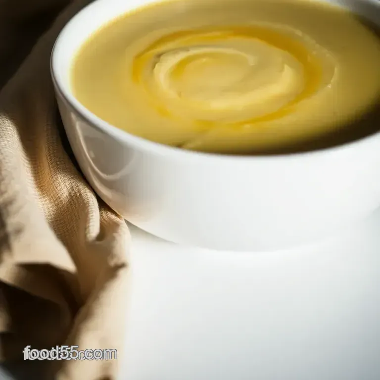 Velvety Cream of Asparagus Soup: A Springtime Delight presentation
