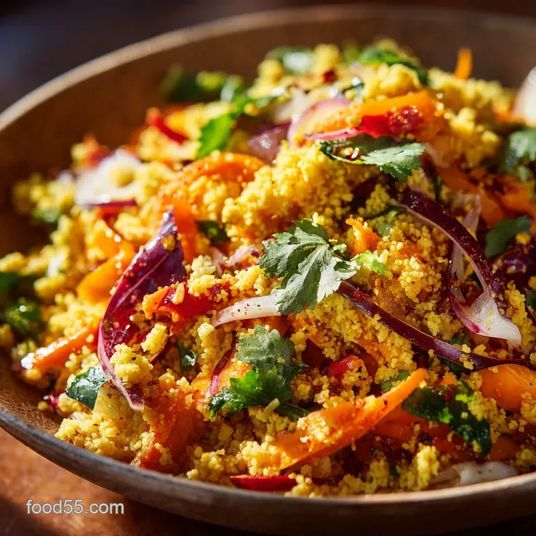 Curried Couscous Salad: the Vibrant Aromatic Classic Ready in 20 Mins presentation
