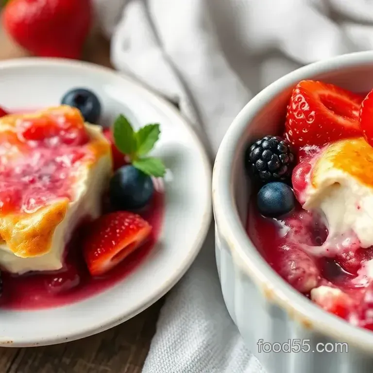 Warm Berry Farmer Cheese Delight: A Quick Sweet Treat