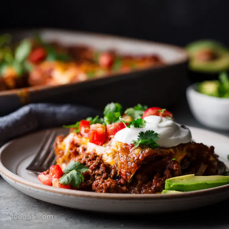 Weeknight Winner Ridiculously Easy Beef Enchiladas presentation