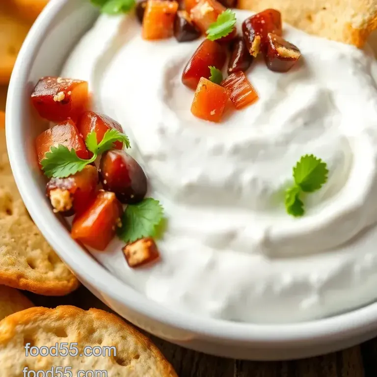 Whipped Ricotta Dip presentation