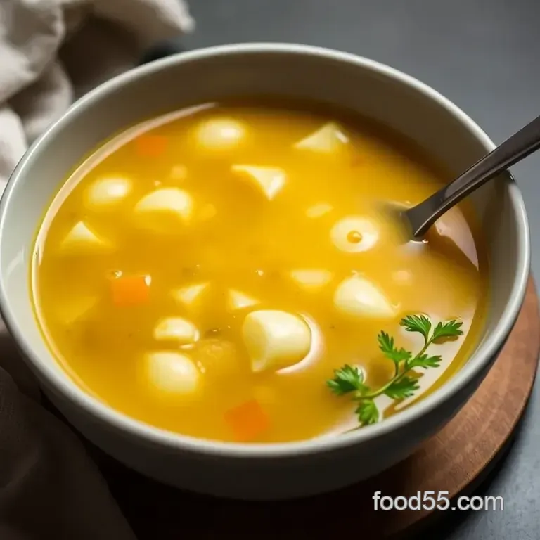 Whisk Me Away: Silky Smooth Egg Drop Soup presentation