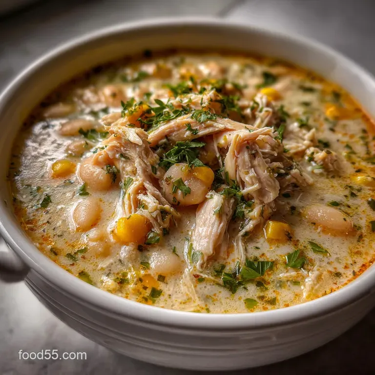 White Chicken Chili: Creamy & Velvety
