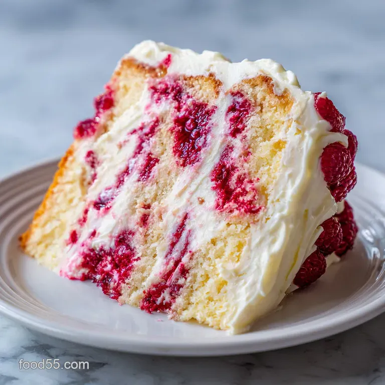 White Chocolate Raspberry Dream Cake Recipe