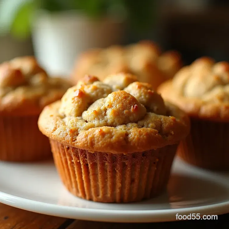 Wholewheat Irish Soda Bread Muffins presentation