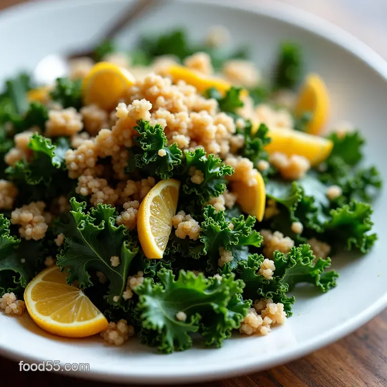 My GoTo Kale Salad with Quinoa and LemonMaple Vinaigrette