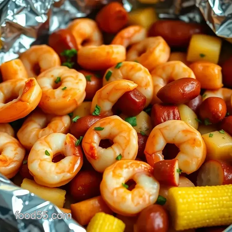 Zesty Cajun Shrimp Boil Recipe: Easy Southern Flavor in Foil Packs