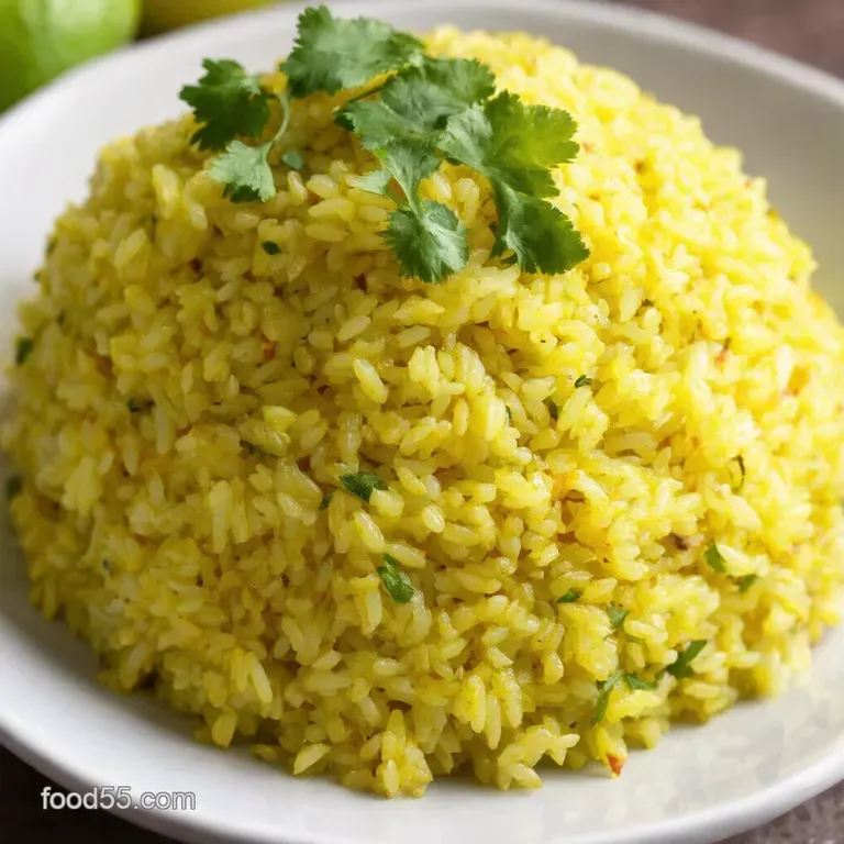 Zesty Cilantrolime Rice Fresh Fluffy Fast presentation