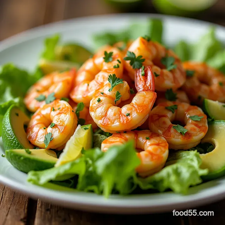 Zesty Lime Shrimp Avocado Salad